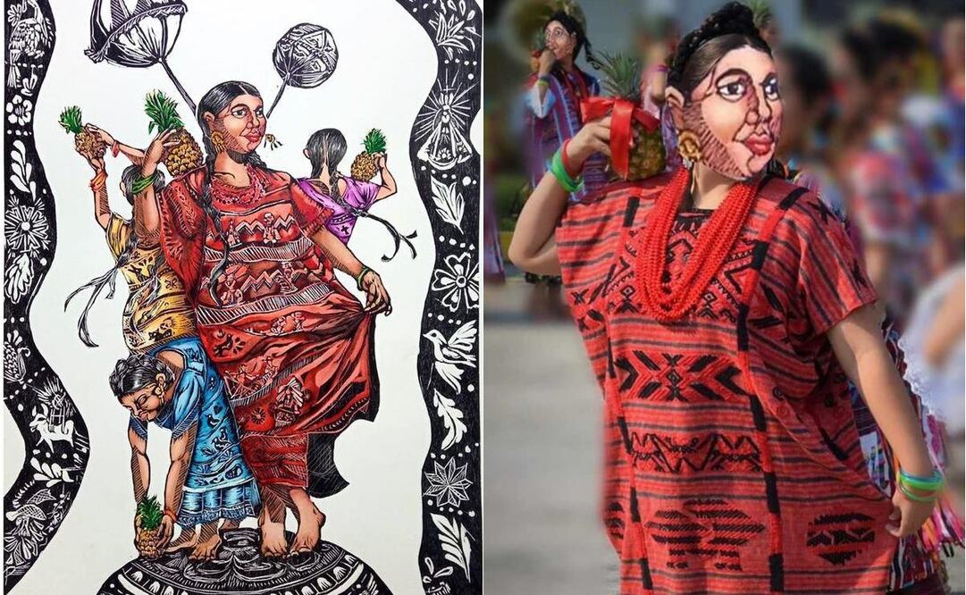 Rechazan usuarios en Oaxaca imagen oficial de la Guelaguetza 2023… y se desatan los memes. Foto: Especial