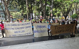 Comuneros chimalapas de Oaxaca protestan en la Ciudad de México en rechazo a resolución a favor de ejidos de Chiapas