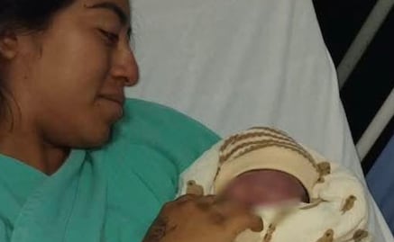 De Salina Cruz, el primer bebé nacido en el 2026 en Oaxaca