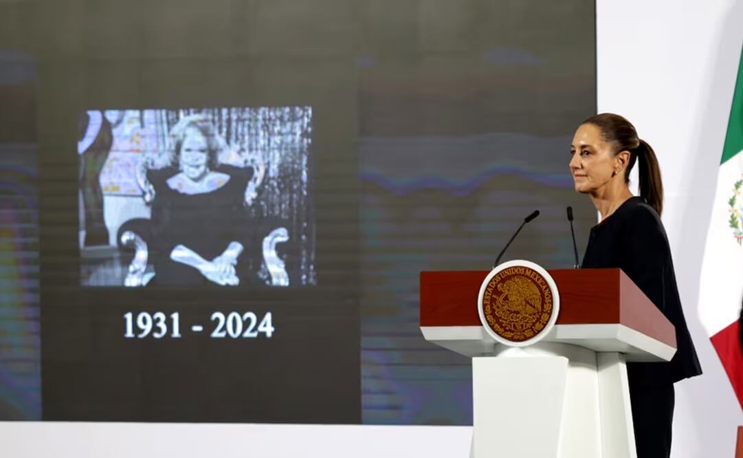 Claudia Sheinbaum realiza homenaje a Silvia Pinal, la última diva del cine mexicano, tras su fellecimiento el 28 de noviembre. Foto: Carlos Mejía / EL UNIVERSAL