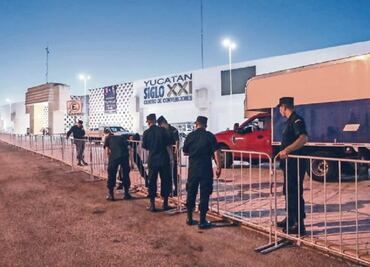 Resguardan 120 policías la sede del tercer debate organizado por el INE