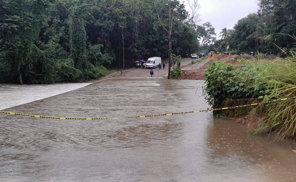 Tuxtepec queda incomunicado por crecida de arroyo en San José Chiltepec tras intensas lluvias