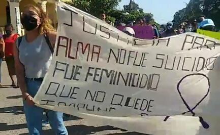 Marchan por Alma en el Istmo; rechazan sucidio y piden indagar su muerte como feminicidio
