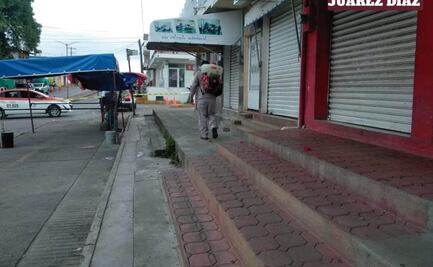 Paraliza Matías Romero actividad comercial y financiera, ante aumento de Covid-19