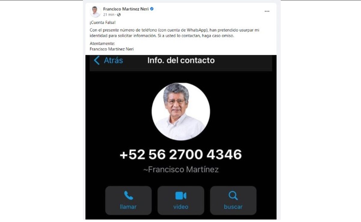 Edil de Oaxaca de Juárez denuncia usurpación de identidad con cuenta de WhatsApp; pedían información a su nombre