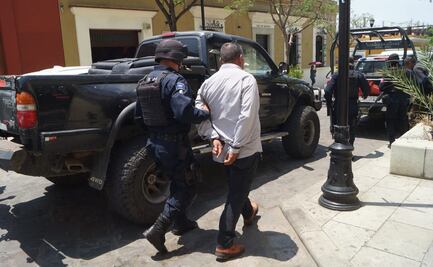 Detienen a 1 elemento de la PABIC y 2 de seguridad privada por golpear a conductor de Oaxaca