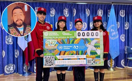 Muralista del pueblo Ñuu Savi de Oaxaca ilustra billete de lotería conmemorativo de la ONU por la paz