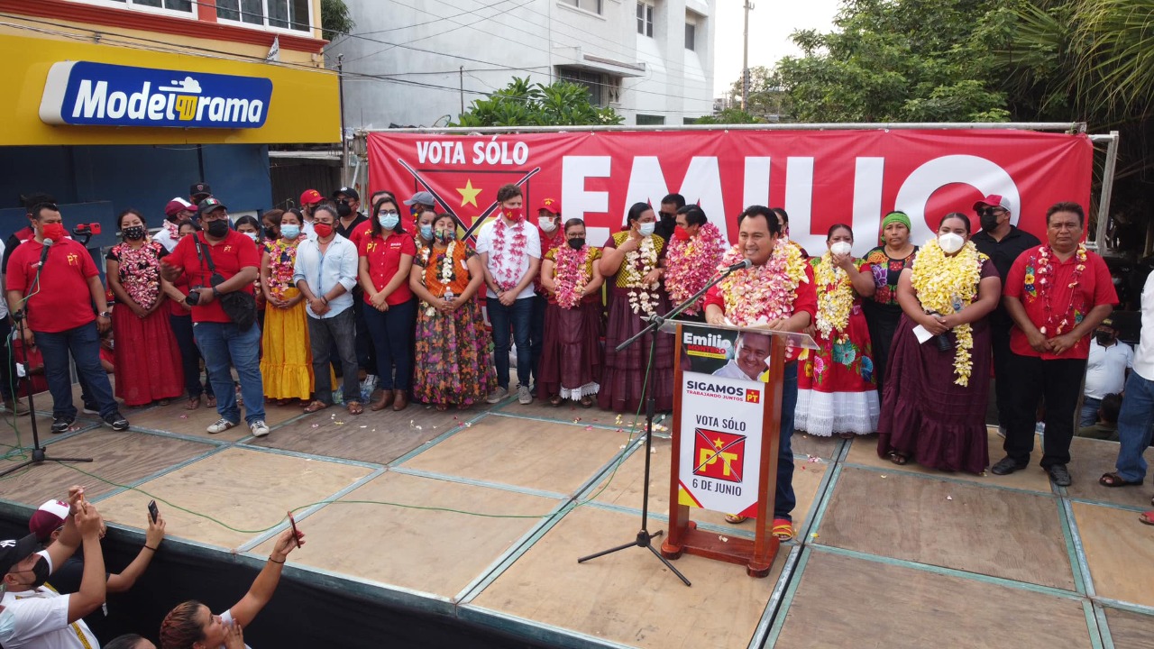 Emilio Montero, candidato del PT llama a sumarse a su gobierno en Juchitán; Héctor Yodo apelará elección