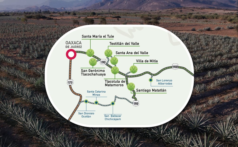Ruta Caminos del Mezcal. Foto: Secretaría de Turismo del Estado de Oaxaca