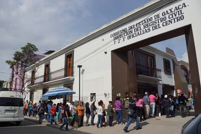 El 3.4% de la población en Oaxaca no está inscrita en el Registro Civil
