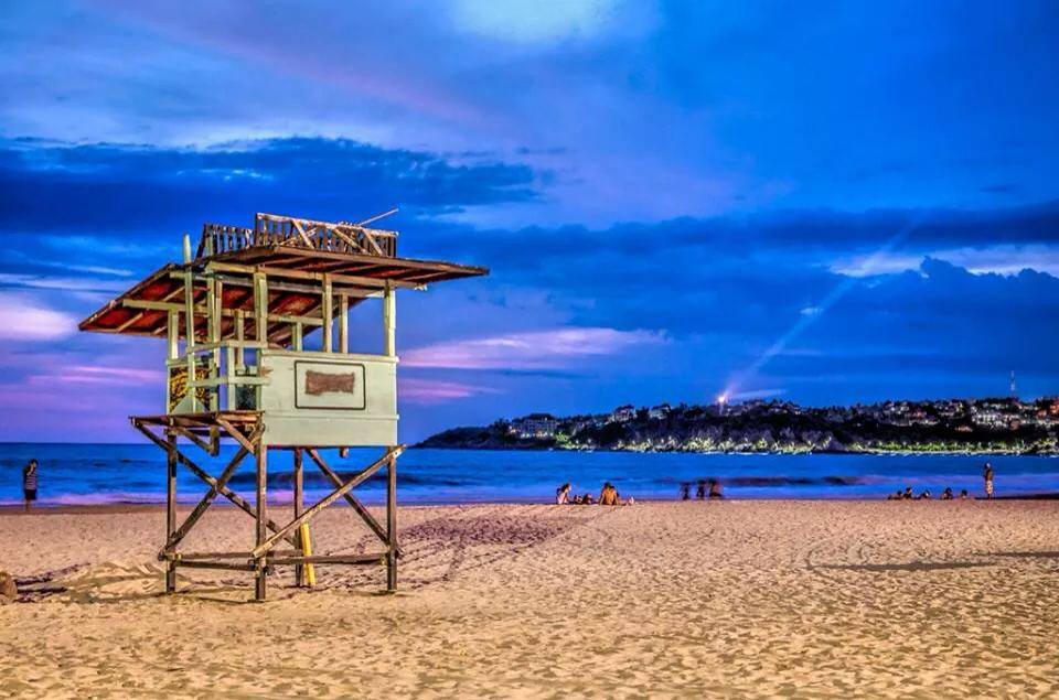 Puerto Escondido antes del impacto del huracán Erick