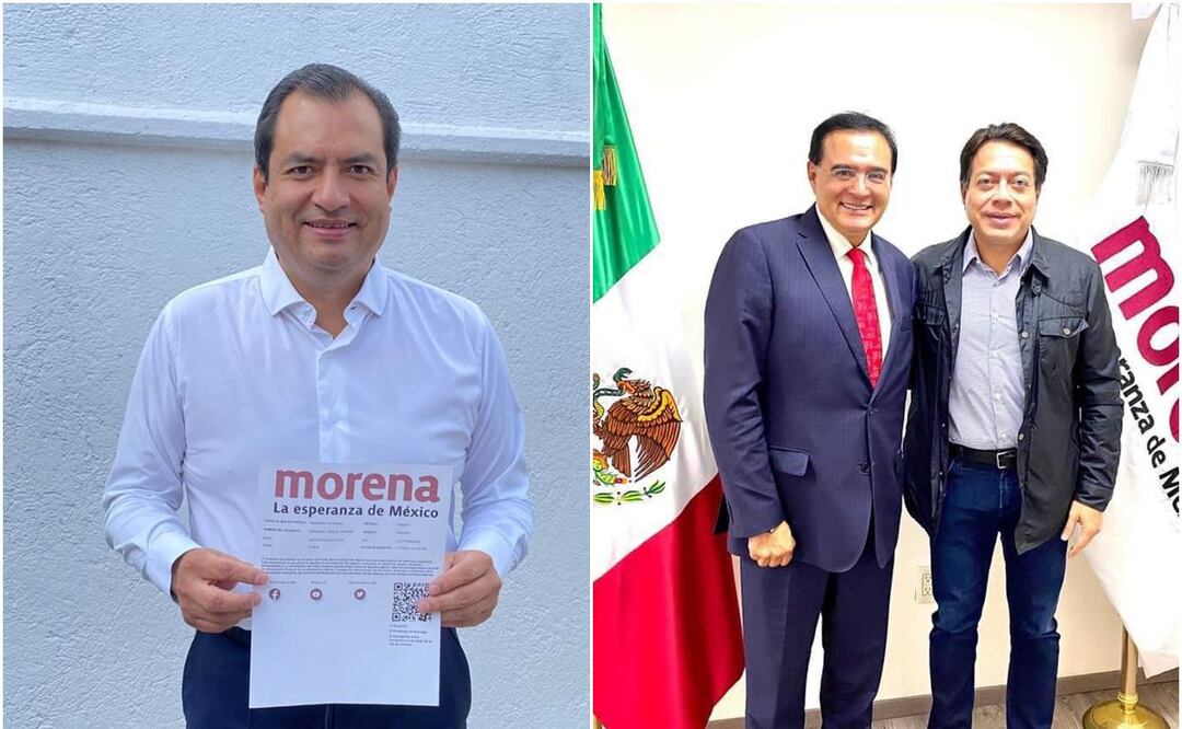 Se registran Oswaldo García Jarquín y Benjamín Robles como aspirantes a la gubernatura de Oaxaca. Foto: Especial