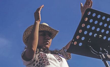 Con más de 300 músicos, Banda Monumental Oaxaqueña ofrece magno concierto en CDMX