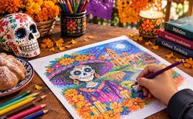 Día de Muertos en dibujo: la competencia nacional en la que pueden participar tu pequeños