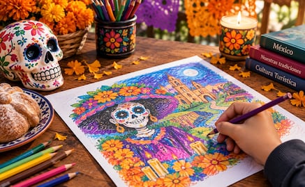 Día de Muertos en dibujo: la competencia nacional en la que pueden participar tu pequeños
