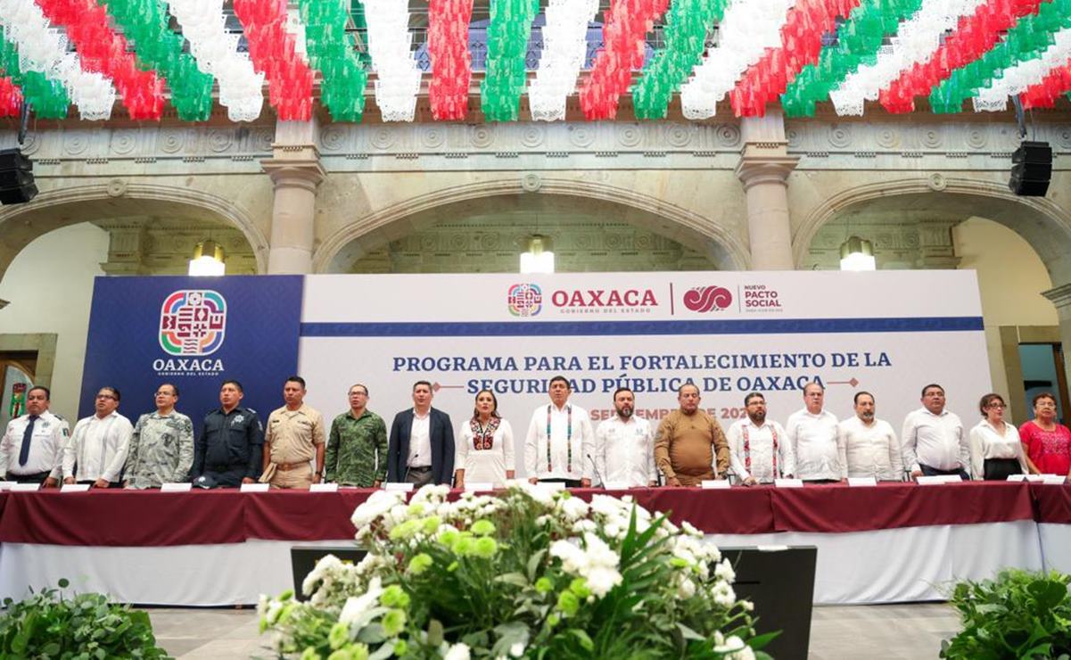 Con 4 ejes, buscan en Oaxaca fortalecer seguridad en 25 municipios. Foto: Especial