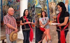 Este fue el conmovedor regalo que hizo Lila Downs a la Casa de la Cultura de su natal Tlaxiaco