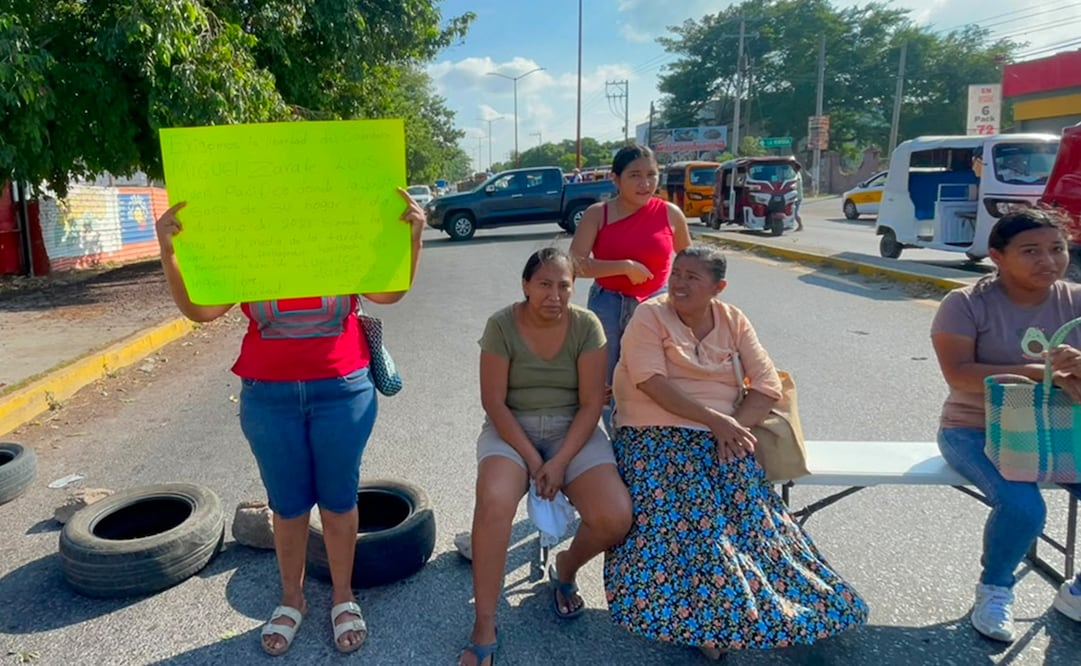 Bloqueo en la carretera Transístmica de Oaxaca. Foto: Cortesía