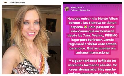 Influencer rusa crítica a Oaxaca y lo llama “estado paranoico” por respetar medidas sanitarias