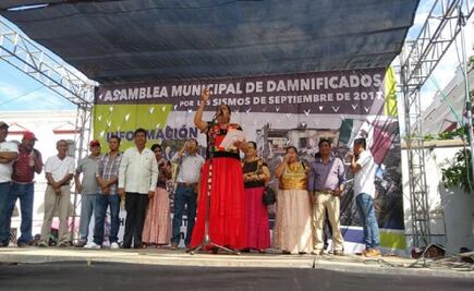 Damnificados de Juchitán suspenden caravana a la CDMX