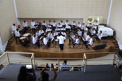 Banda del CIMO va a festival musical en Lille, Francia