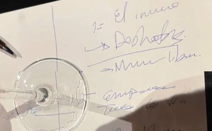 “El inicio”: Esto habría escrito Yrma Lydya en el mantel del restaurante minutos antes de ser asesinada