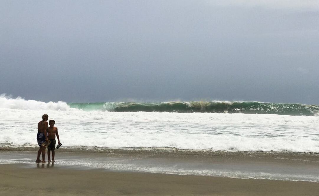 Hilary deja una persona muerta y  otra desaparecida en su paso por costas de Oaxaca. Foto: Especial