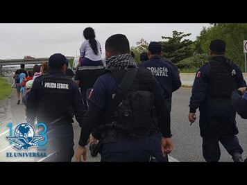 Envían a Migración a policías obesos que no entraron a Guardia Nacional