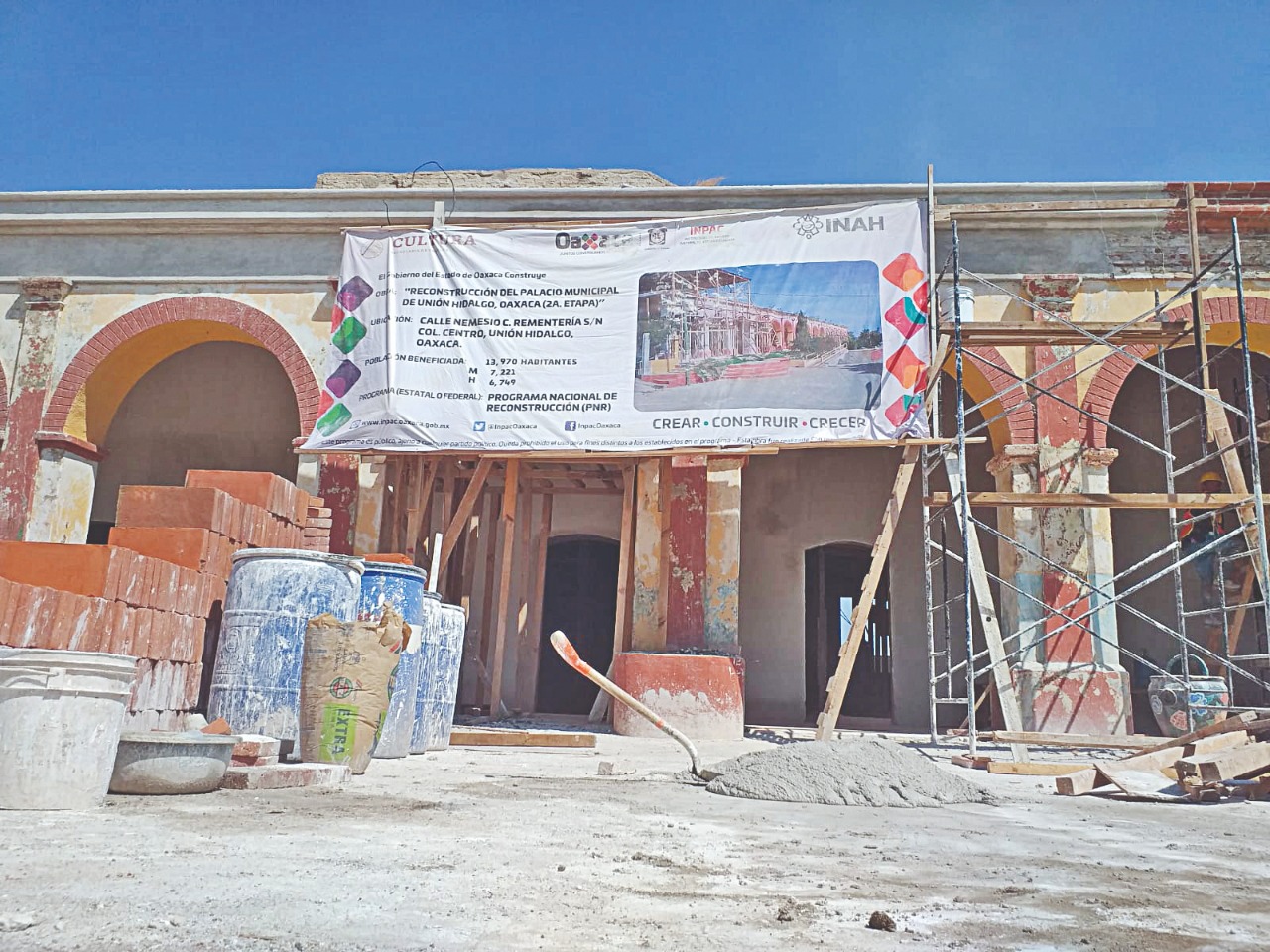 Sin lugar para el Grito. A 4 años del 7-S, palacios municipales del Istmo, aún sin fecha de reconstrucción
