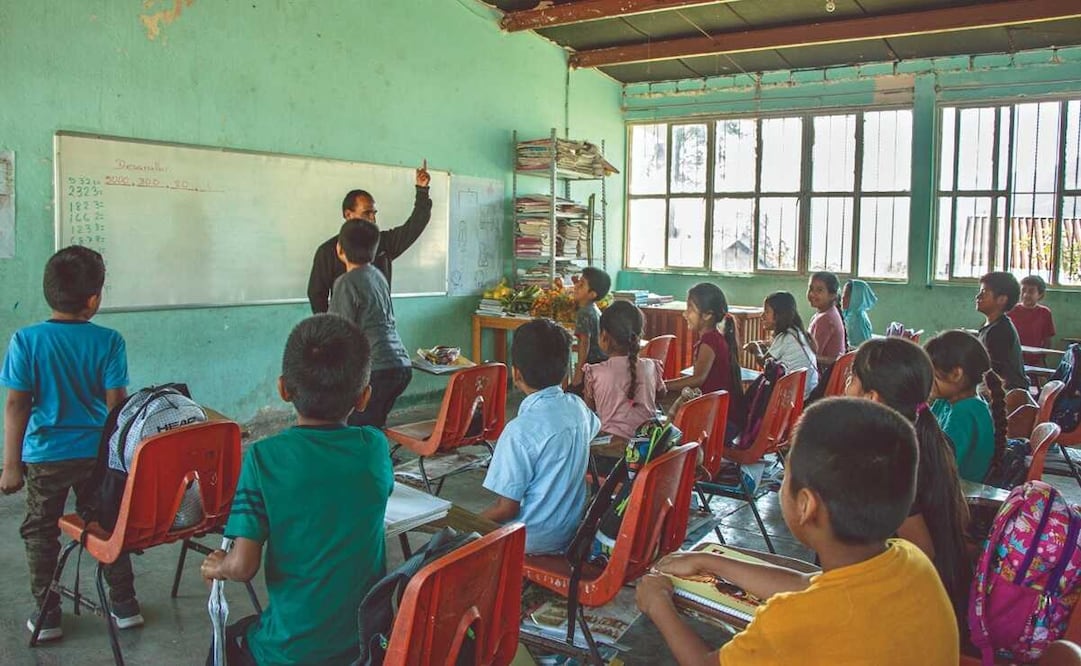 En aulas prestadas y sin maestros: así sobreviven los preescolares indígenas en Oaxaca. Foto: Juana García