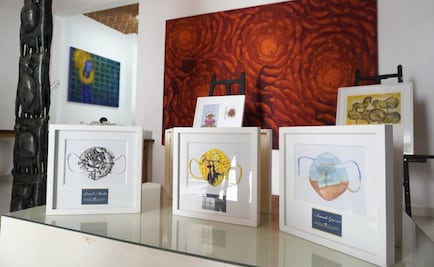 A favor de causas sociales, 18 artistas oaxaqueños intervienen cubrebocas