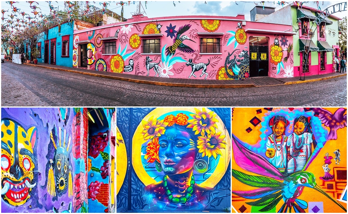 Barrio de Jalatlaco: Estos son los murales más fotografiados del primer Barrio Mágico de Oaxaca