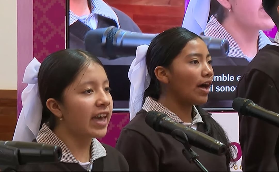 Himno Nacional Mexicano en Ngigua. Foto: Captura de video