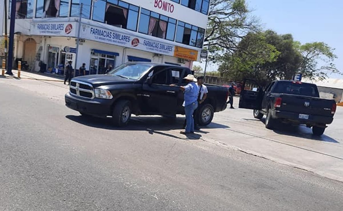 Se desata enfrentamiento armado en Pinotepa, en la Costa de Oaxaca; hay 7 detenidos, 3 de ellos heridos. Foto: Especial
