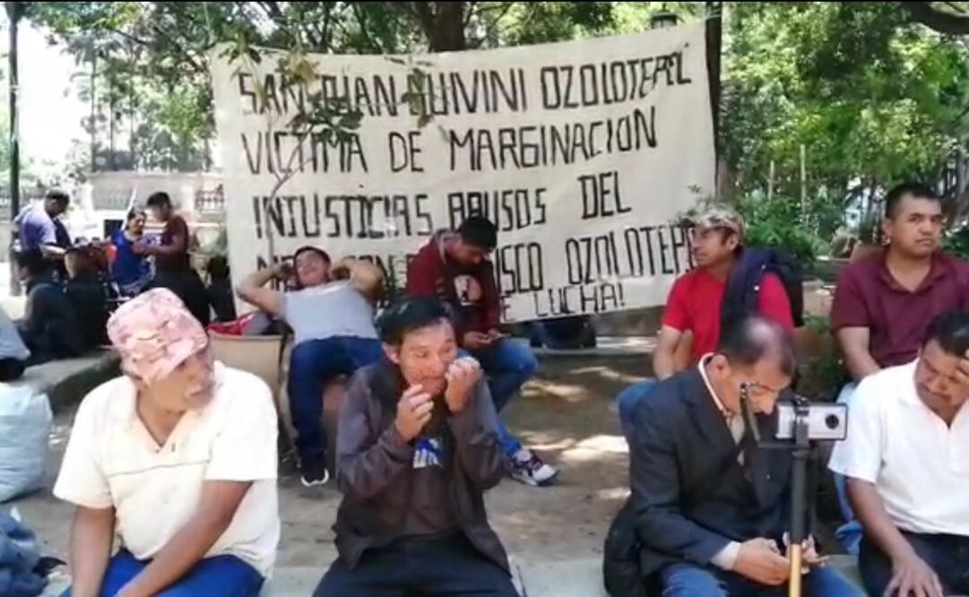 Exigen intervención del gobierno de Oaxaca para dar posesión a agente de San Juan Guivini. Foto: Tomada de video
