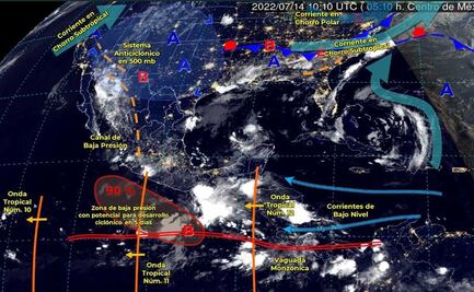 Cierran puerto de Huatulco a la navegación por mar de fondo; advierten lluvias fuertes en gran parte de Oaxaca