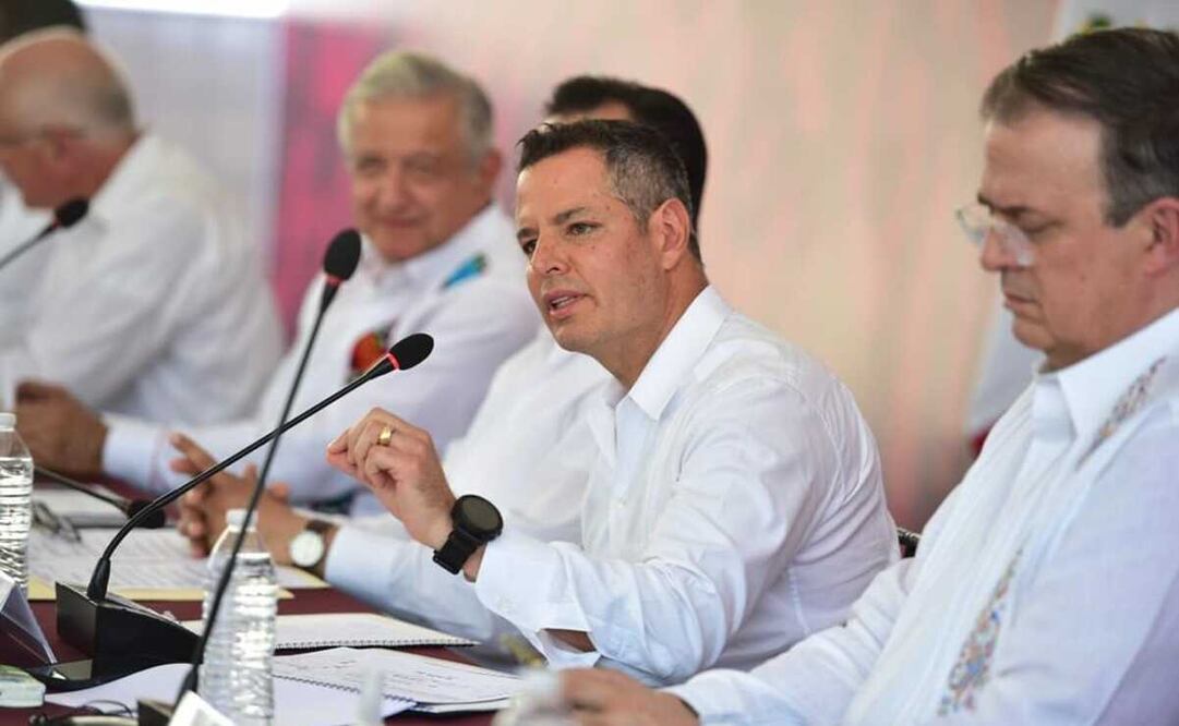 Alejandro Murat  manifestó que el Corredor Interoceánico puede ser el primer proyecto en consolidarse con la reanudación del T-MEC. Foto: Gobierno de Oaxaca