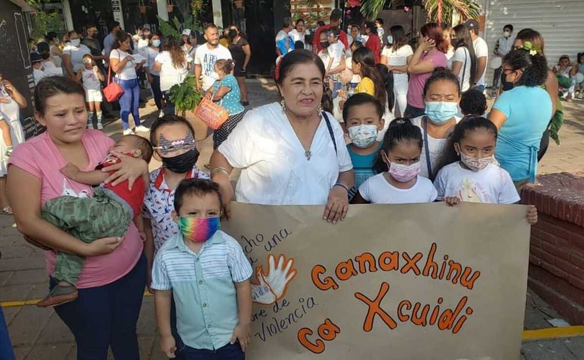 Con marcha en el Día de la Niña y el Niño, piden freno a la violencia infantil en Juchitán, Oaxaca