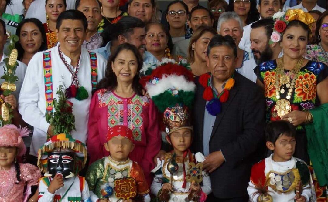 Vicepresidente de Bolivia sostiene encuentro con pueblos indígenas de Oaxaca. Foto: Edwin Hernández