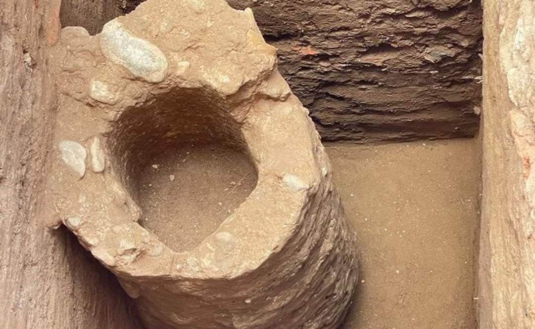 Arqueólogos encuentran construcción de hace un siglo en Casa de la Cultura de Juchitán, Oaxaca. Foto: Roselia Chaca