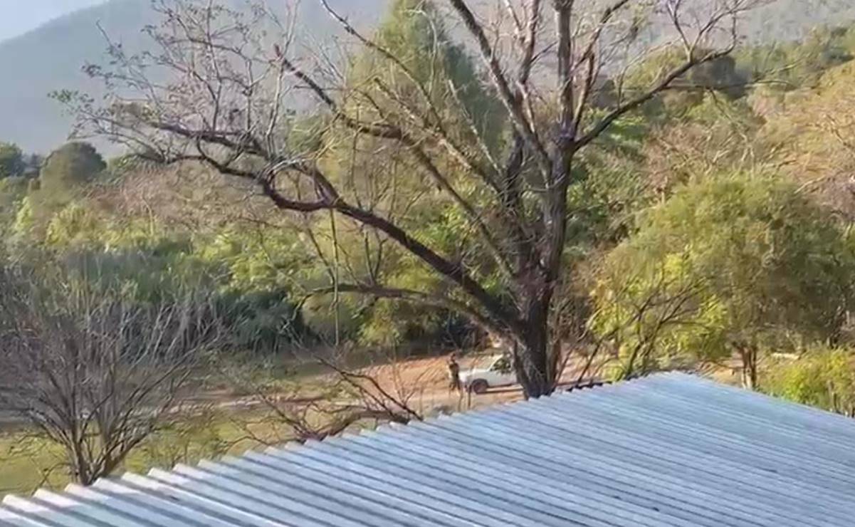 El ataque fue grabado por la víctima. Foto: Tomada de video