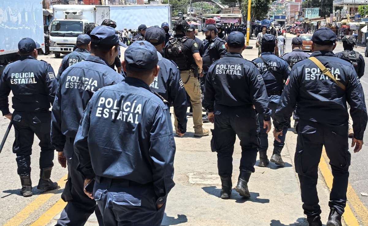 Operación Pescador en la Central de Abastos de Oaxaca. Foto: Edwin Hernández