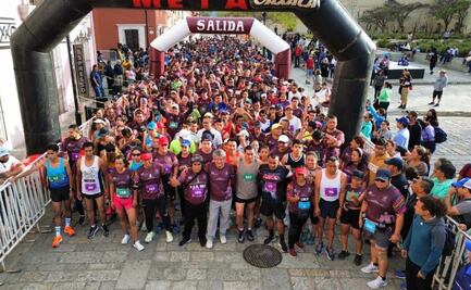 Participan más de mil 500 corredores en el Primer Medio Maratón de la ciudad de Oaxaca