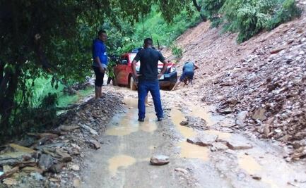Incomunicados alrededor de 8 mil pobladores de la sierra Zapoteca-Mixe de Oaxaca por deslaves