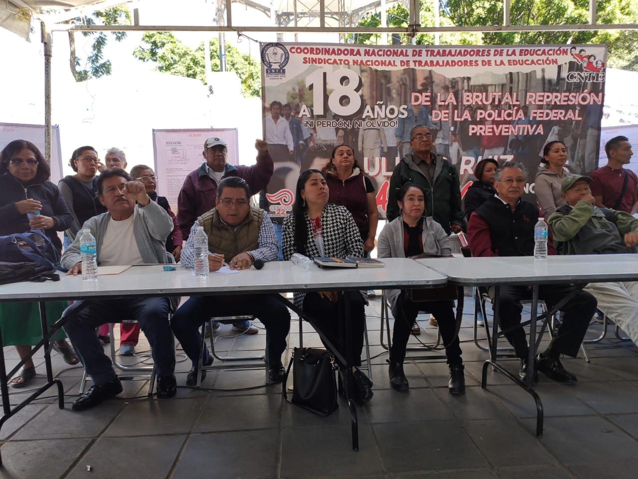 Sección 22 del SNTE recuerda represión de Ulises Ruiz que sufrió el magisterio de Oaxaca en 2006