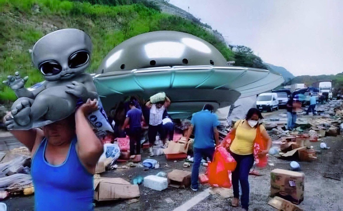 Columna de humo y memes virales: así vivió Oaxaca un falso impacto astronómico. Foto: Redes Sociales.