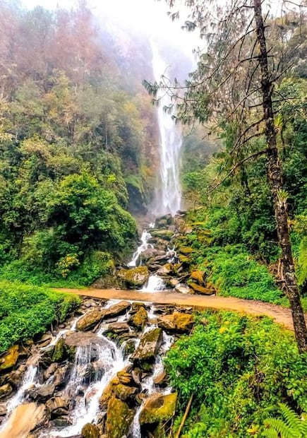 Cascada de Niebla en Santiago Comaltepec, Oaxaca. Foto: FB@Viajero Oaxaqueño