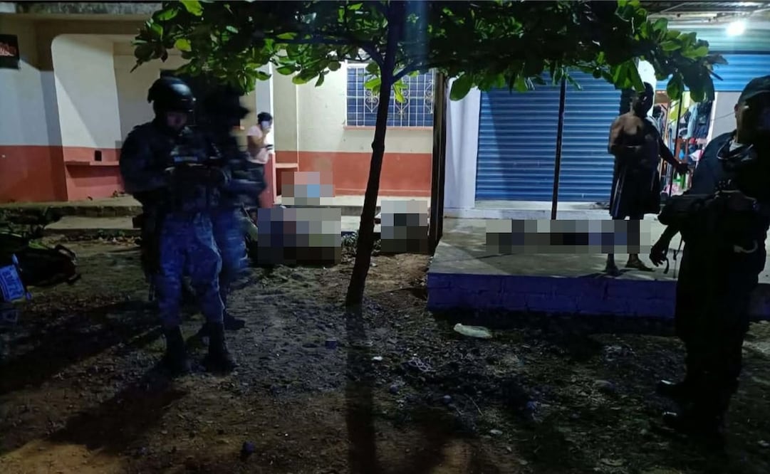 El ataque que dejó cuatro muertos se registró en la colonia Las Flores de Matías Romero. Foto: Especial