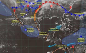 Pronostican vientos de hasta 120 km/h en el Istmo de Oaxaca por frente frío número 41