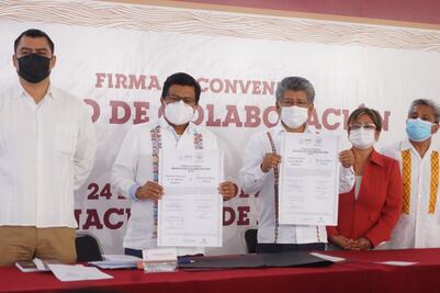 Con firma de convenio INPI y Oaxaca de Juárez buscan crear instancia municipal de pueblos indígenas